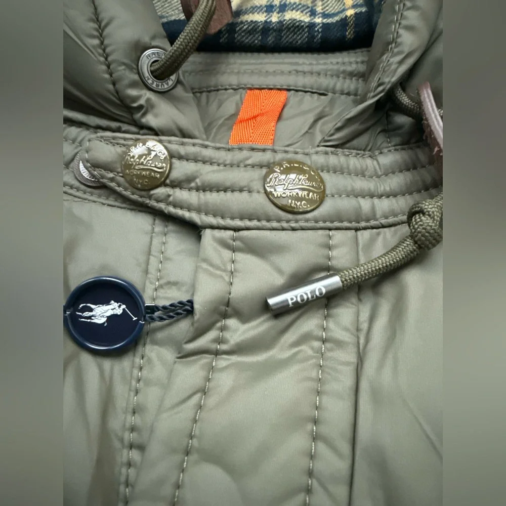 Polo Ralph Lauren Men's Olive Puffer Jacket - Picture 8 of 16